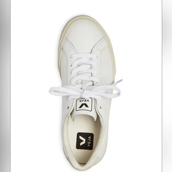 Veja Esplar White Sneakers Sz 38/7 - Picture 4 of 15
